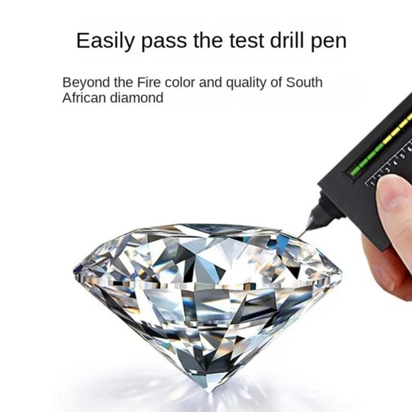 Stunning Petite 3 Stone GRA Certified 1.10Ctw Moissanite Diamond Ring - Picture 14 of 16